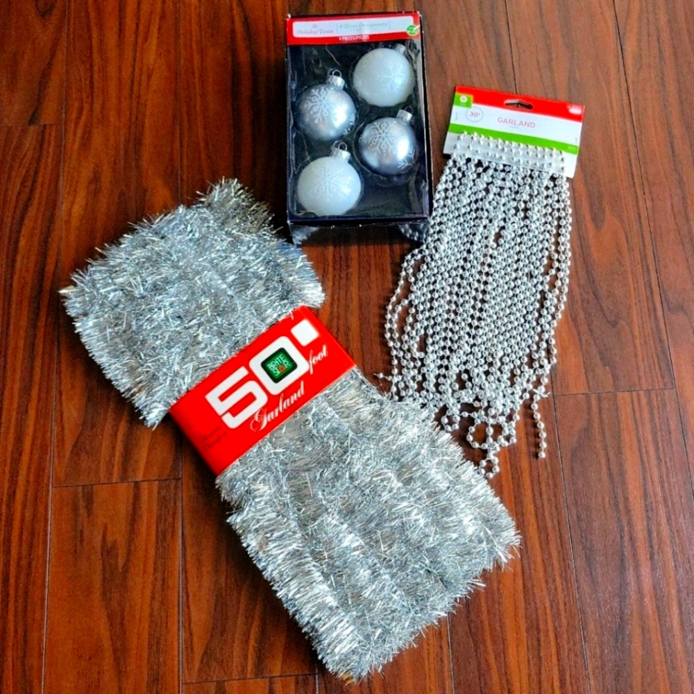 Vintage Christmas decorations set